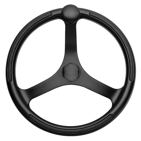 Schmitt & Ongaro Marine Primus Wheel 13.5" Black 3/4" Tapered Shaft 742132BFGK